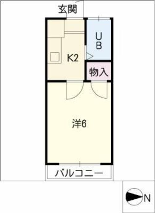 シングルステージの間取り