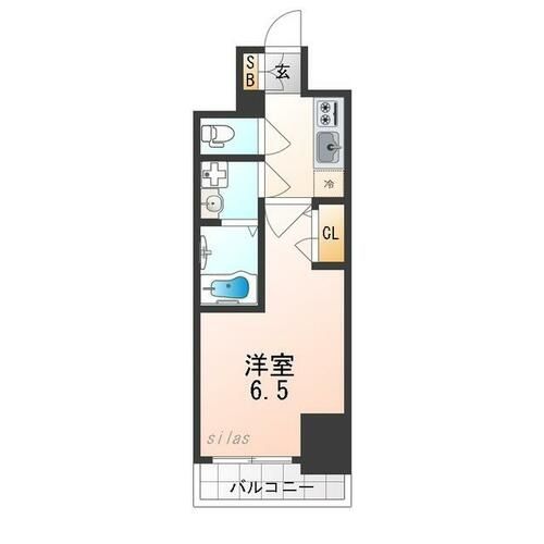 兵庫県尼崎市昭和南通7丁目(マンション)の賃貸物件の間取り