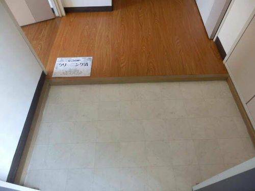 サンハイツルナⅡの玄関