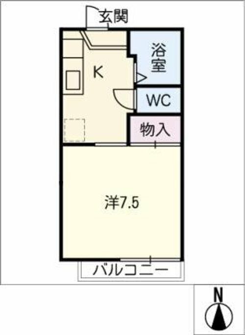アメニティ諸ノ木の間取り