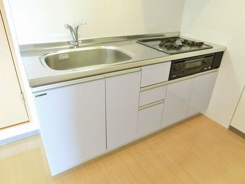 滋賀県湖南市石部南8丁目(マンション)の賃貸物件2-Bのキッチン