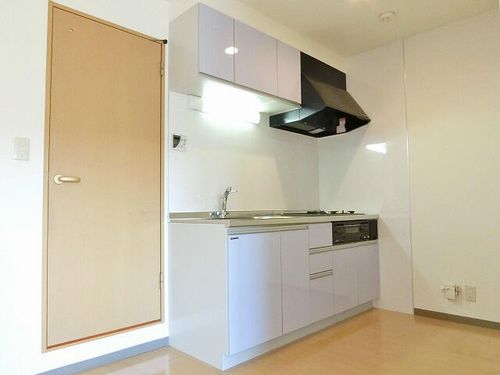 滋賀県湖南市石部南8丁目(マンション)の賃貸物件2-Bのキッチン