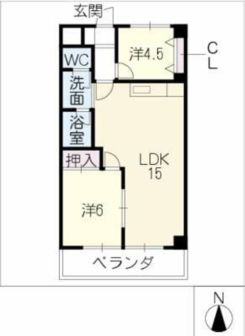 ヒルズ平和ケ丘の間取り