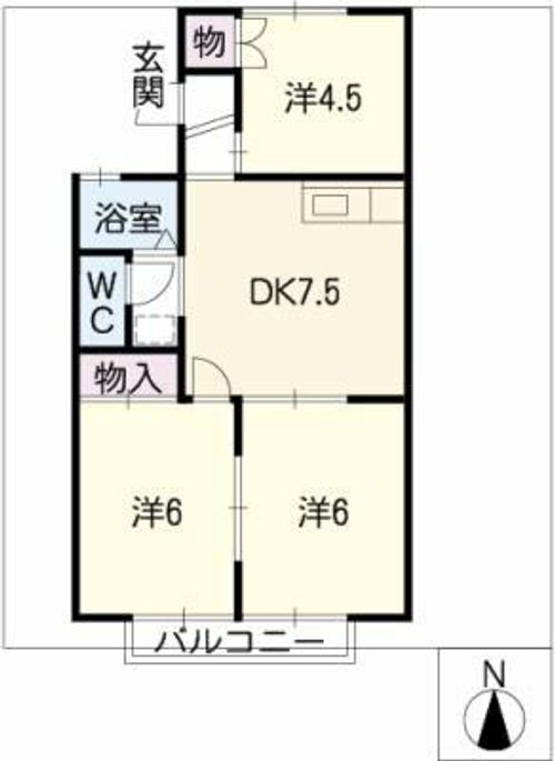 ファミール水瀬の間取り