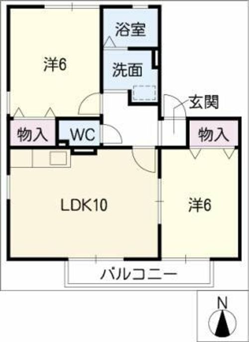 マイリトルタウン高師 参番館の間取り