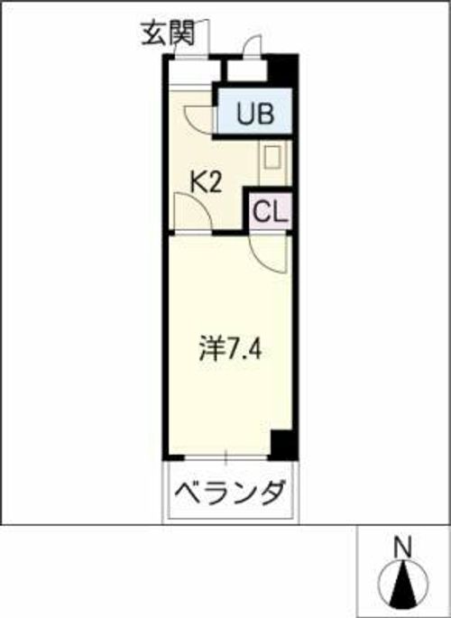 千成ハイツの間取り