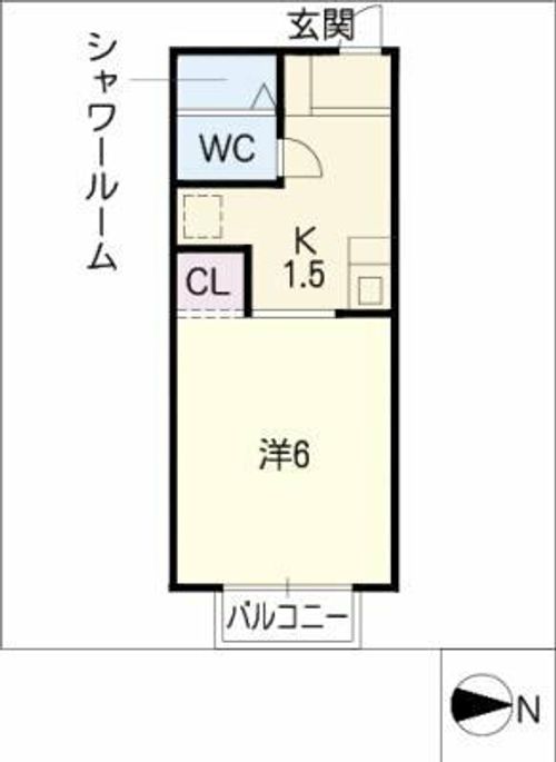 メゾン・ラポール B棟の間取り