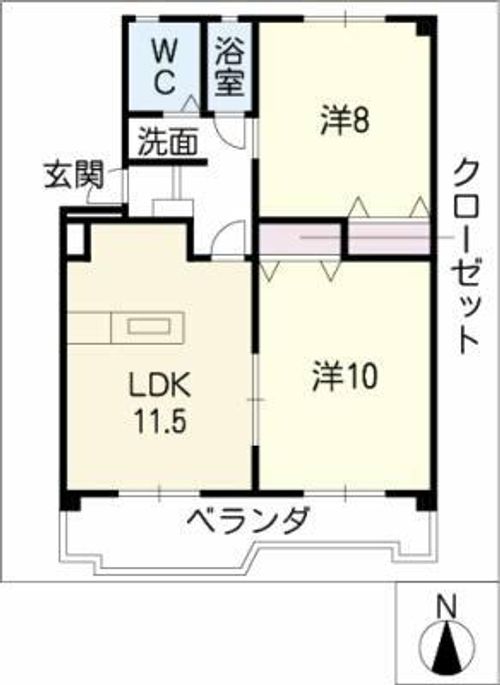 カトウハイツの間取り