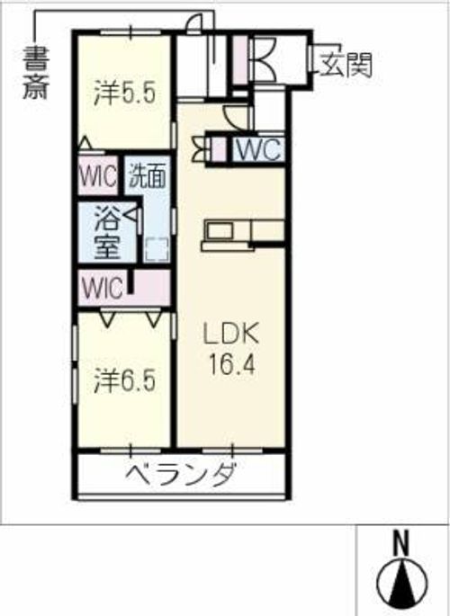 メゾン天白公園東 W棟の間取り
