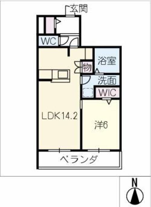 メゾン天白公園東 W棟の間取り