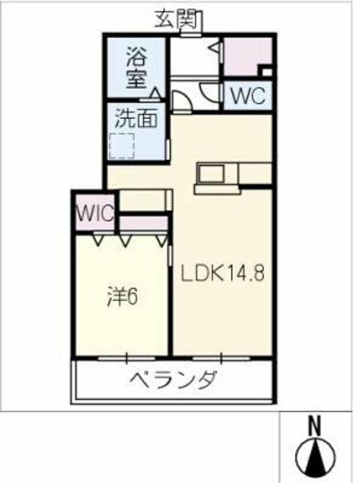 メゾン天白公園東 W棟の間取り