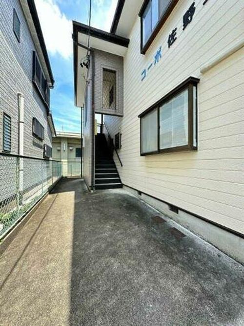 コーポ佐野Ⅱの玄関