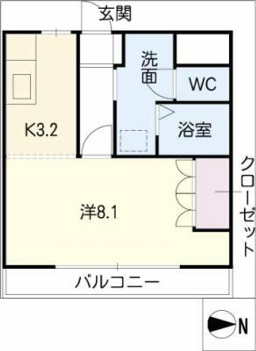 ジュネス 愛西の間取り