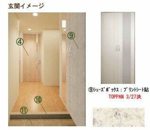 リュミエール千種の玄関