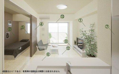 リュミエール千種の居間