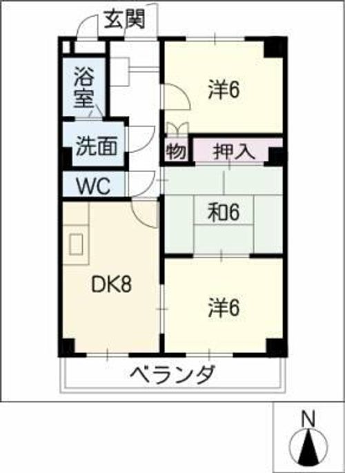 HARUTA Mansionの間取り