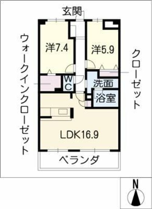 THE PARK TOKINOTERRACEの間取り