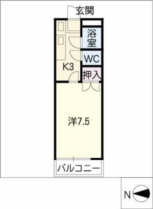 ダックス中平の間取り