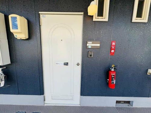 アメニティATの玄関