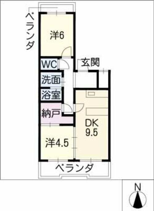 東栄パークハイツの間取り