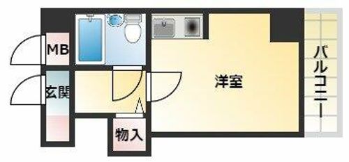 エルベコート針中野の間取り