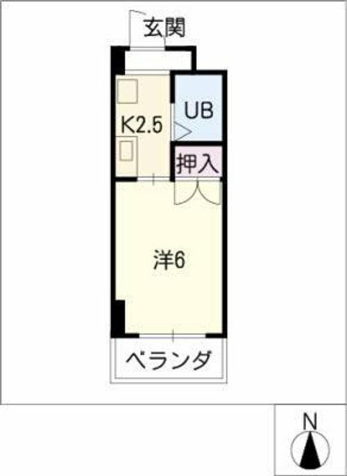パレス京町2の間取り