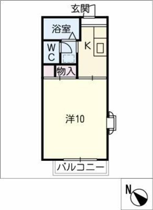 ポテトもろの木の間取り