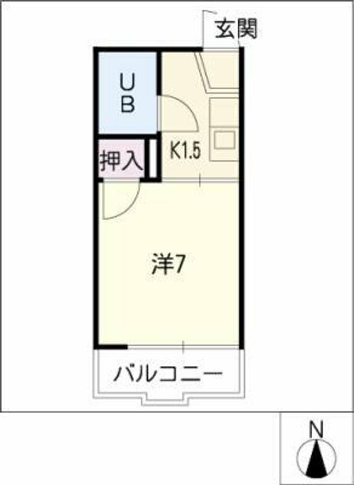 ボーヌング明和の間取り