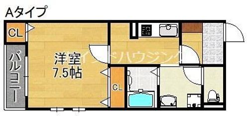 リバージュ アネックスの間取り