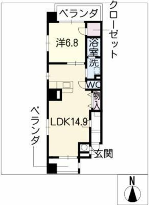 ツインメゾン札木の間取り