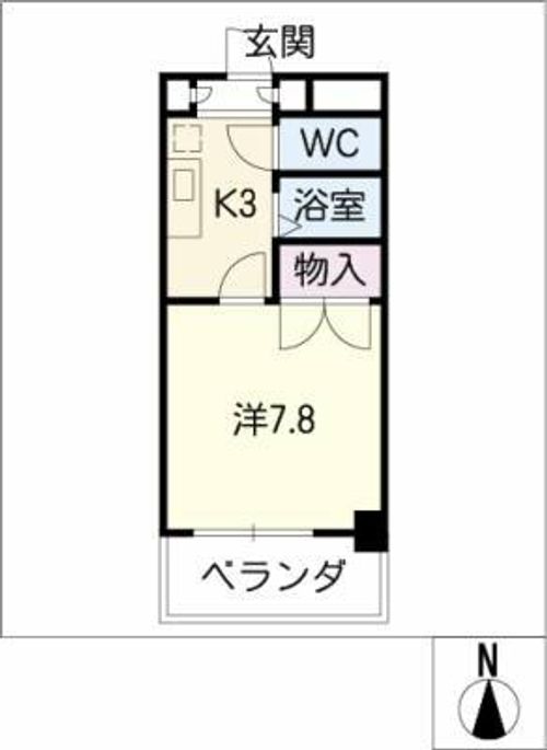 シャンポール大須の間取り