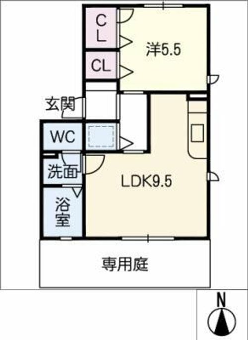 シャンティの間取り