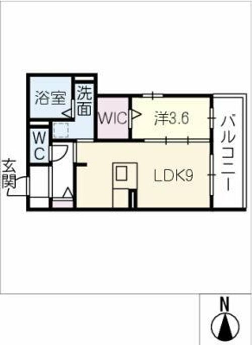 カームツリー豊橋の間取り