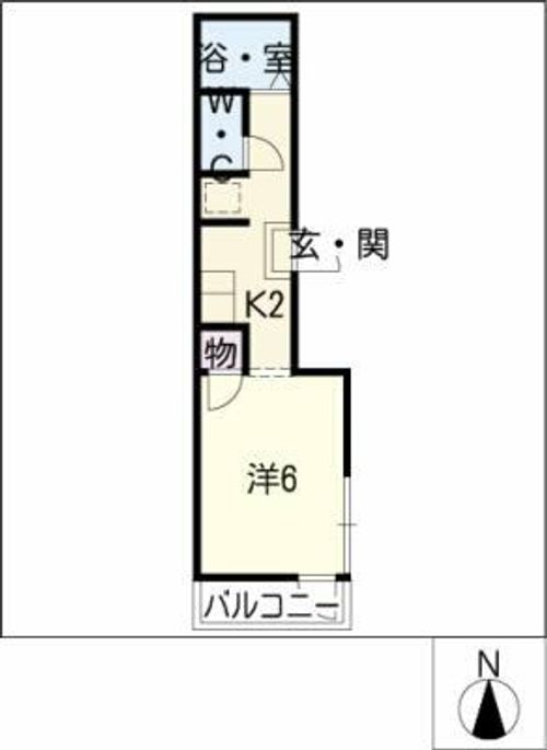 ビイエムハイツの間取り