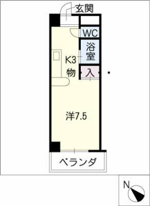 カルディアス向山の間取り