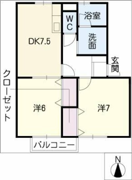 コンフォート岩船の間取り