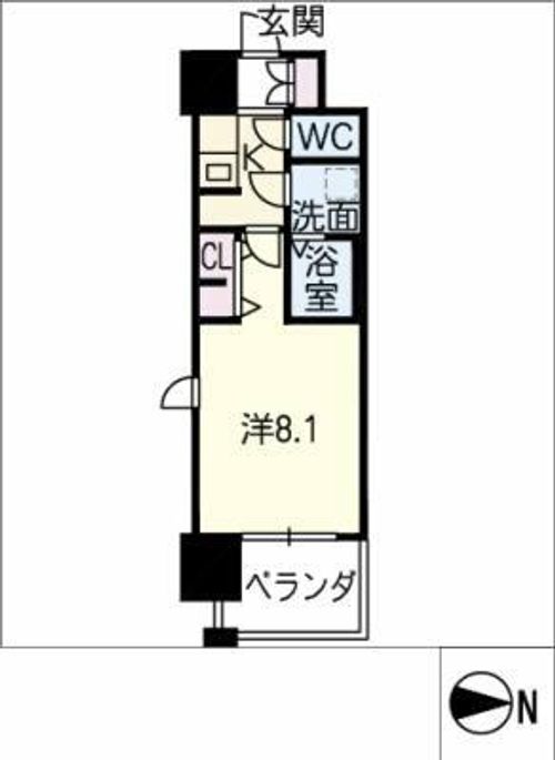 La Douceur黒川Ⅱの間取り