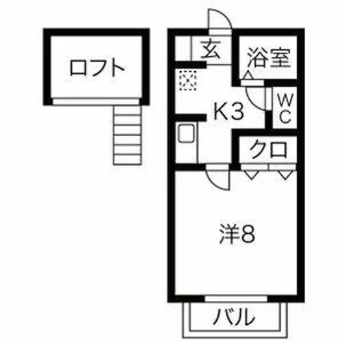 柴田ハイツBの間取り