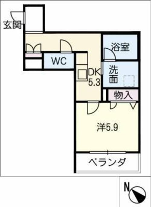 AMETHYSTの間取り