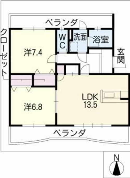 シンフォニー21の間取り