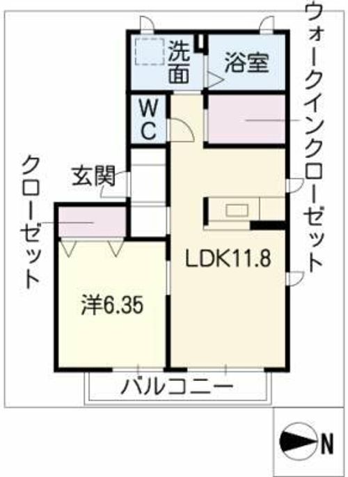 メゾン アートカミサワの間取り