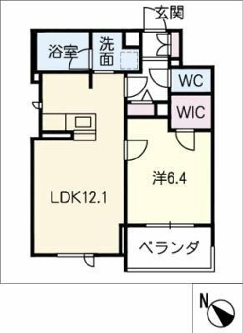 MOANA GRAND RESIDENCEの間取り