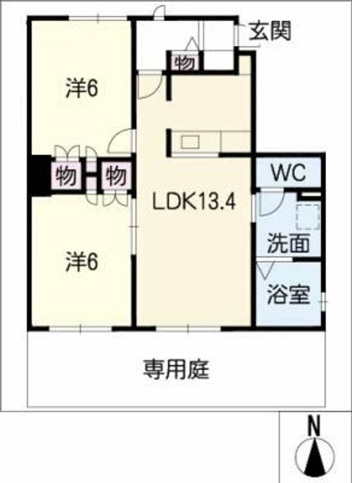 フォレスト W棟の間取り