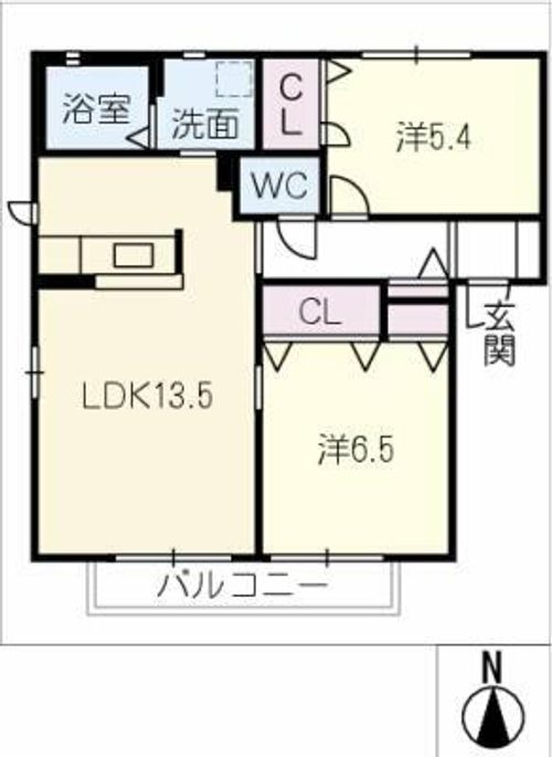 凪 Bの間取り