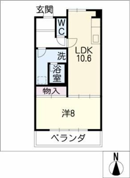 グランドール東丘の間取り