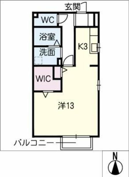 レセンテMの間取り