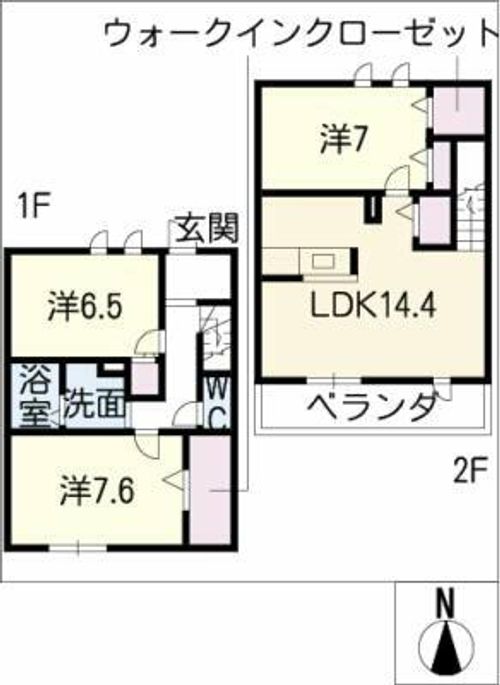 プラナスの杜の間取り