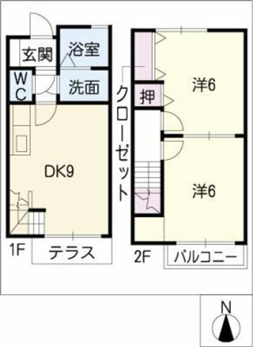 メゾンド・アムC棟の間取り
