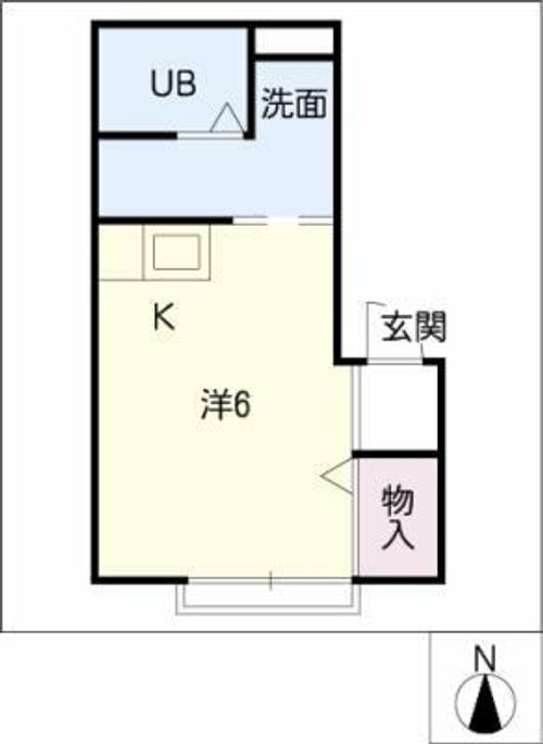 シティハイムWINGの間取り