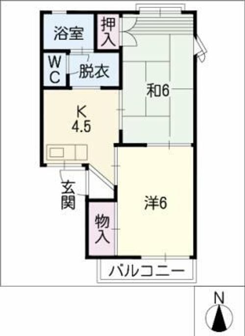 アトウレ川西の間取り